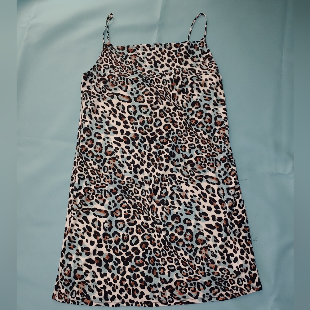 LeLis animal print mini dress